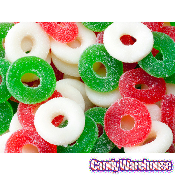 Christmas Gummy Candy
 Gummy Christmas Wreaths Candy 4 5LB Bag