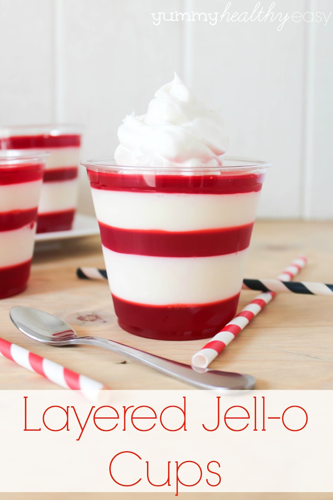Christmas Jello Desserts
 Layered Jell o Cups Yummy Healthy Easy