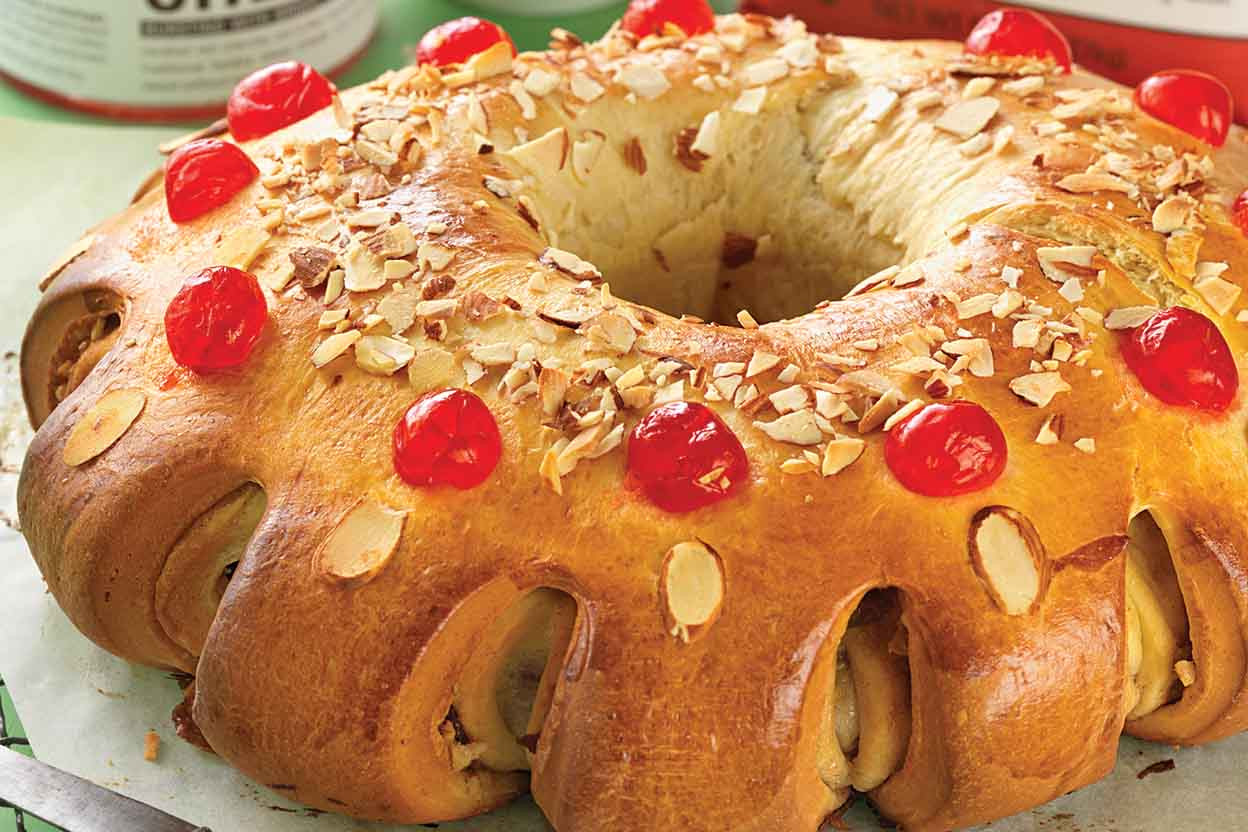 Christmas King Cakes
 Three King s Cake Rosca de Reyes or Roscòn de Reyes