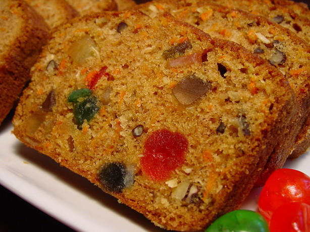 Christmas Loaf Cakes
 Carrot Cake Fruited Carrot Loaf Christmas Muffins