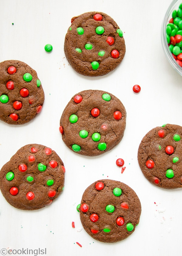 Christmas M And M Cookies
 Chocolate M&M Cookies And Holiday Recipes I Love