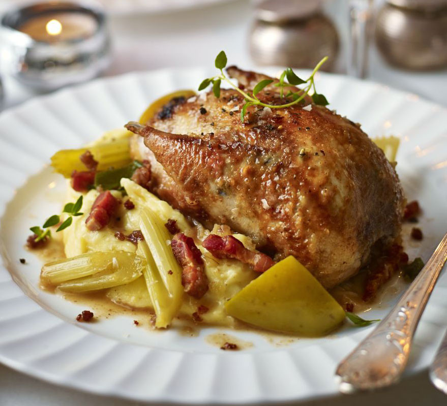 Christmas Main Dishes Recipes
 Partridge in cider with apples & celery recipe