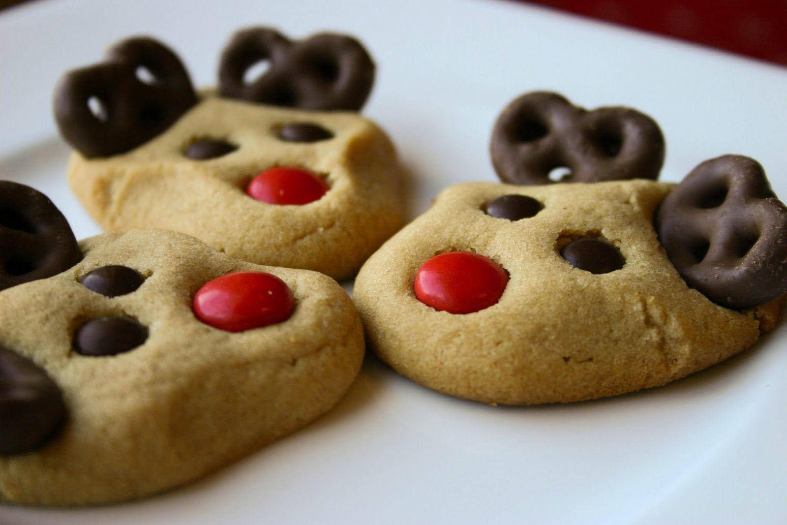 Christmas M&amp;M Cookies
 Reindeer Cookies on Pinterest