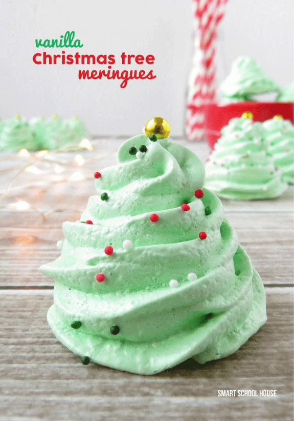 Christmas Meringue Cookies
 Creative Christmas Food Art