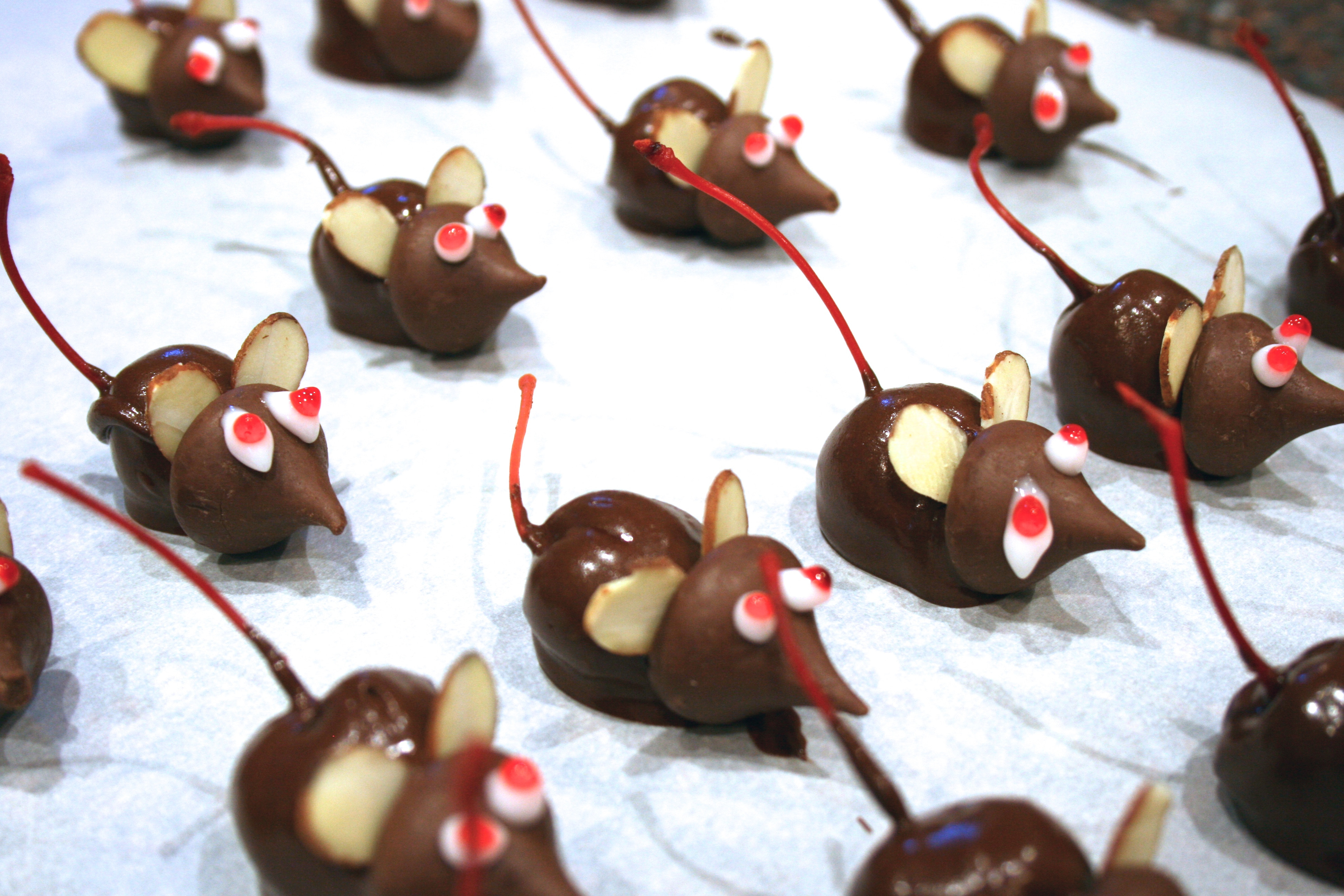 Christmas Mice Candy
 Chocolate Cherry Mice Candy Recipe Finding Our Way Now