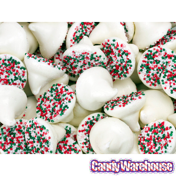 Christmas Mint Candy
 White Mint Chocolate Christmas Nonpareils Candy Drops 5LB