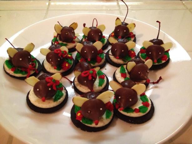 Christmas Mouse Cookies
 Chocolate Christmas Mice Cookies Recipe Food