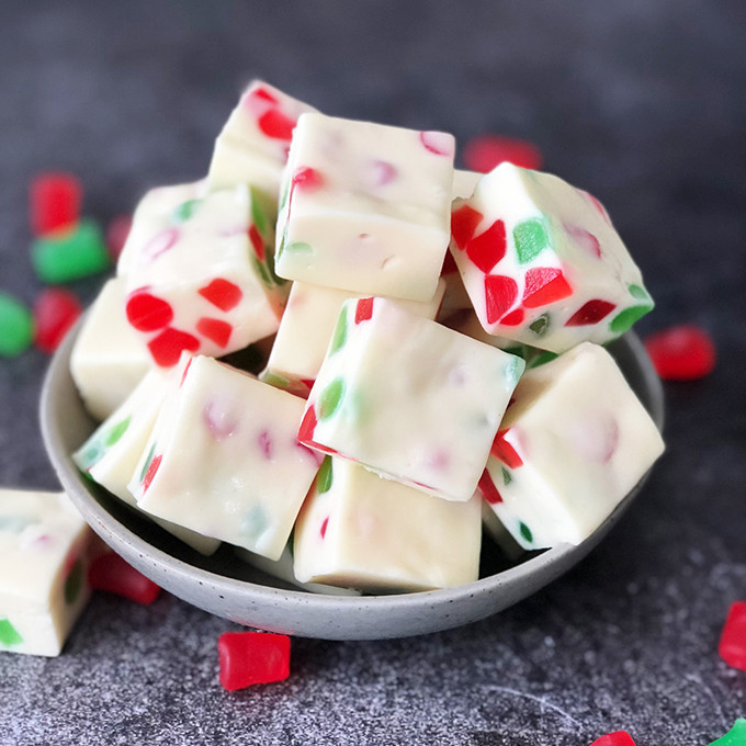 Christmas Nougat Candy
 Easy Christmas Gumdrop Nougat Candy A Pretty Life In The