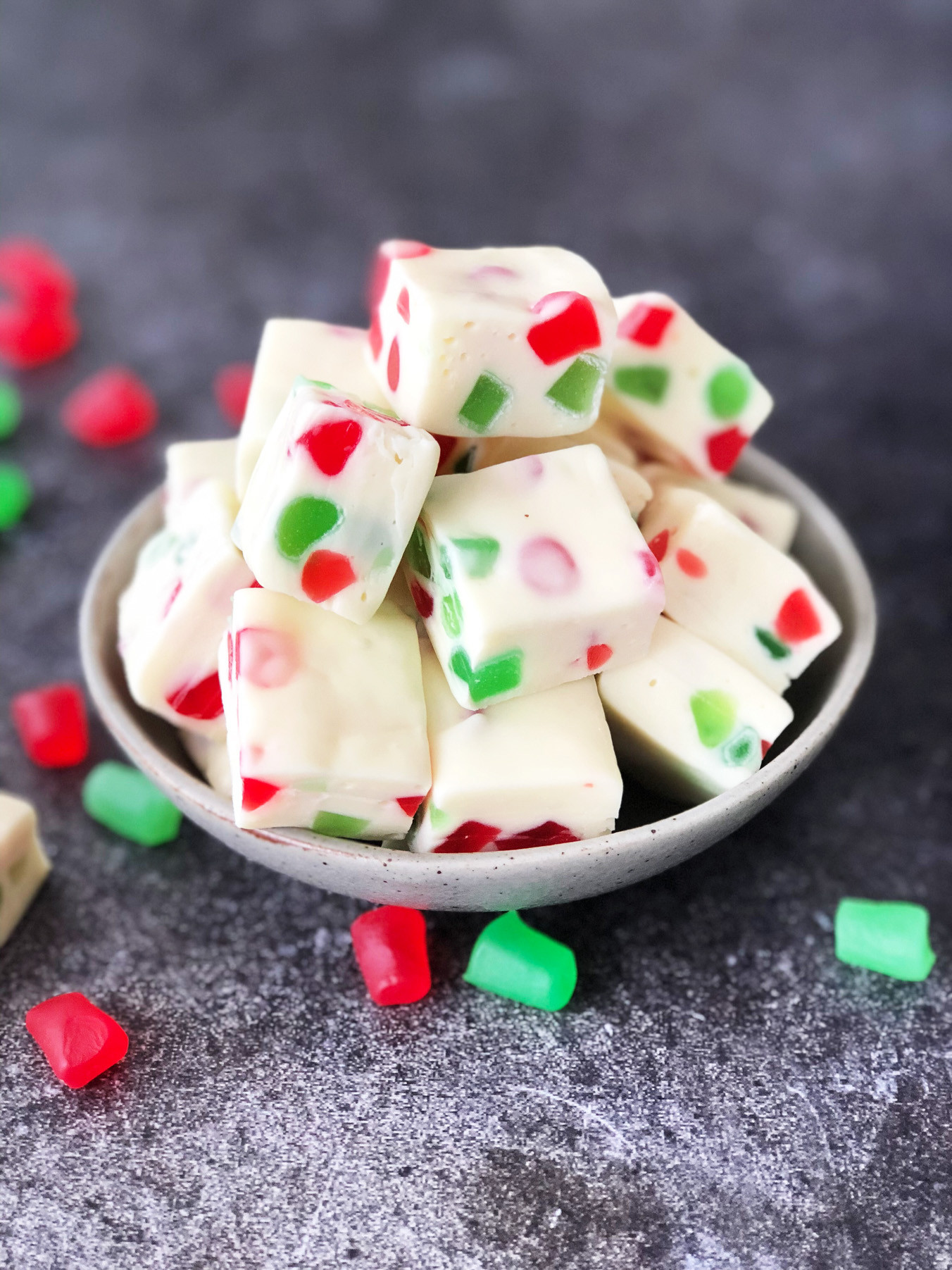 Christmas Nougat Candy
 Easy Christmas Gumdrop Nougat Candy A Pretty Life In The