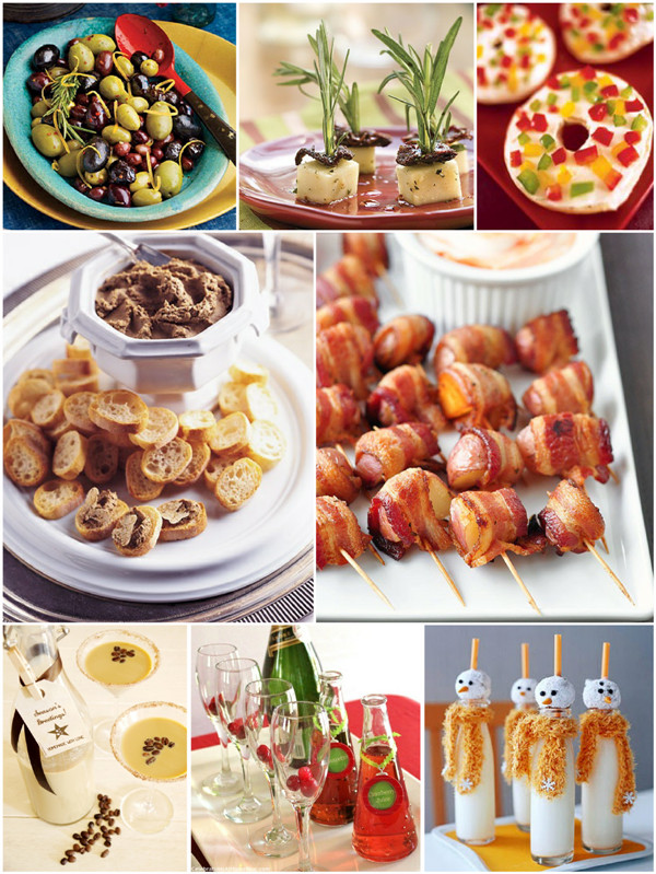 Christmas Party Appetizers
 Christmas Party Easy Appetizers and Holiday Cocktails