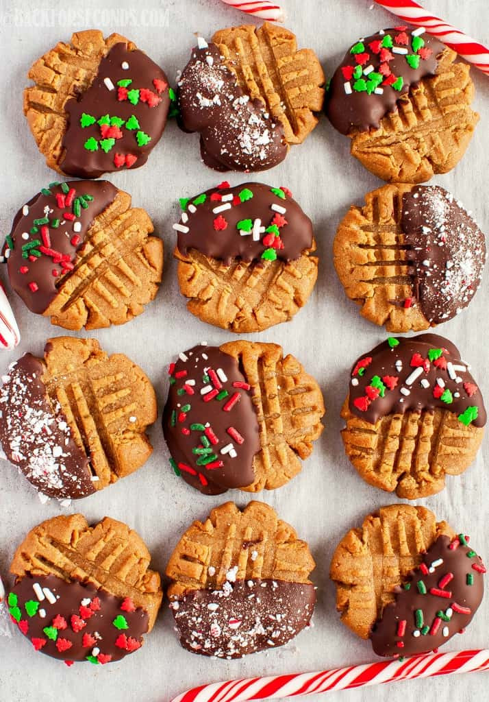 Christmas Peanut Butter Cookies
 Easy Christmas Peanut Butter Cookie Recipe Back for Seconds
