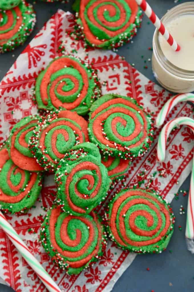 Christmas Pinwheel Cookies
 Christmas Pinwheel Cookies The Seaside Baker