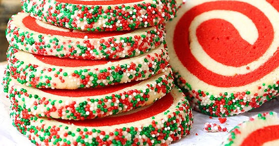Christmas Pinwheel Sugar Cookies
 Christmas Pinwheel Sugar Cookies With VIDEO