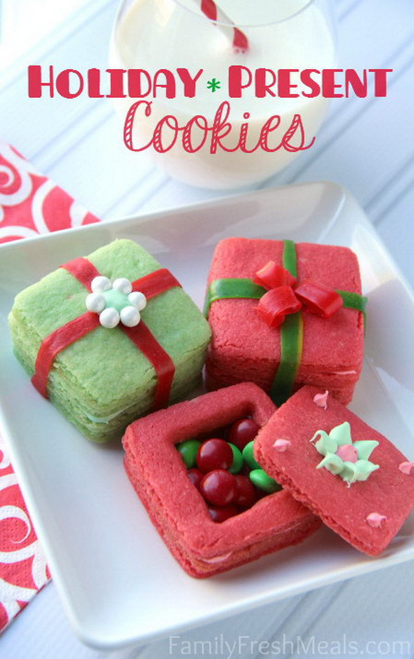 Christmas Present Cookies
 30 Best Christmas Cookie Ideas