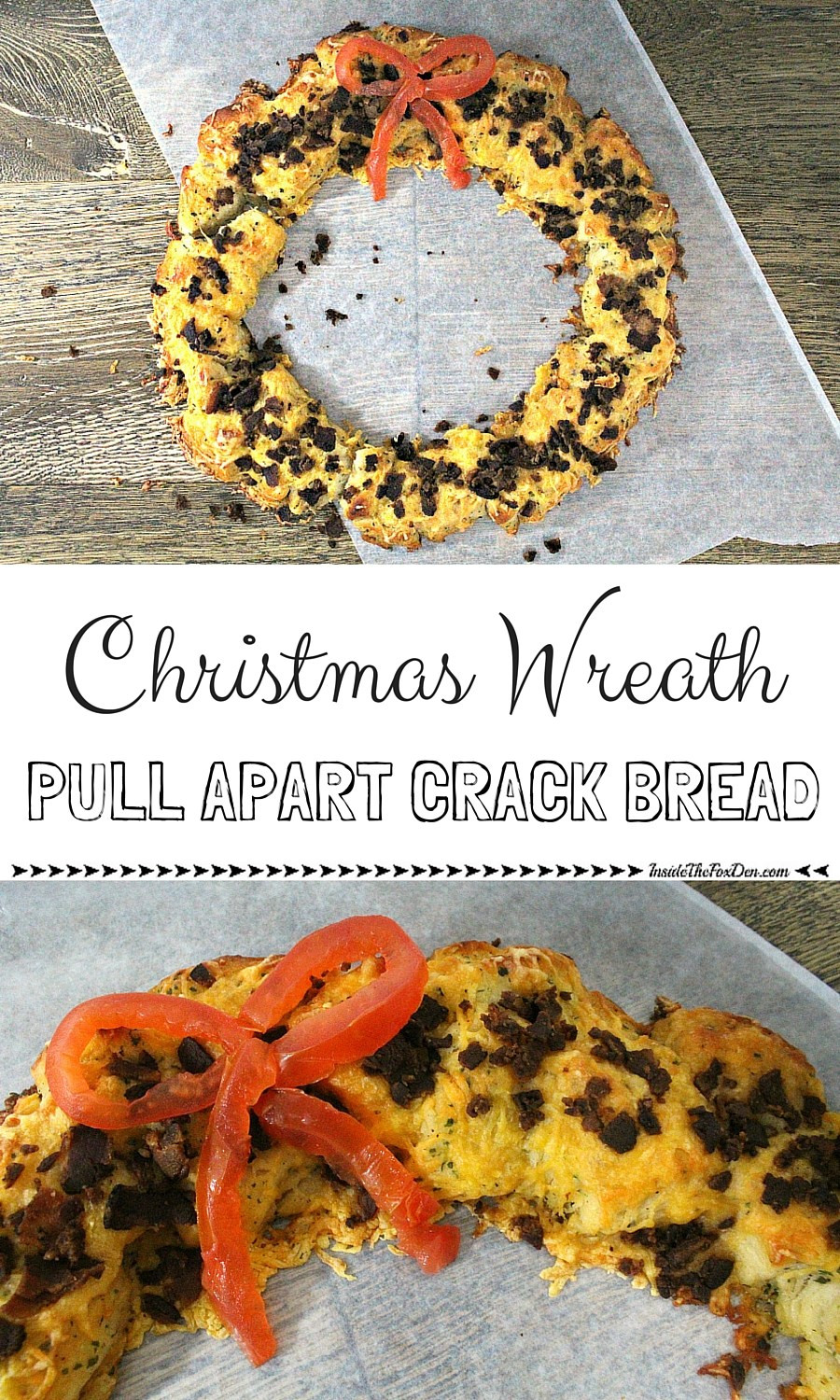 Christmas Pull Apart Bread
 Christmas Wreath Pull Apart "Crack" Bread Inside the Fox Den