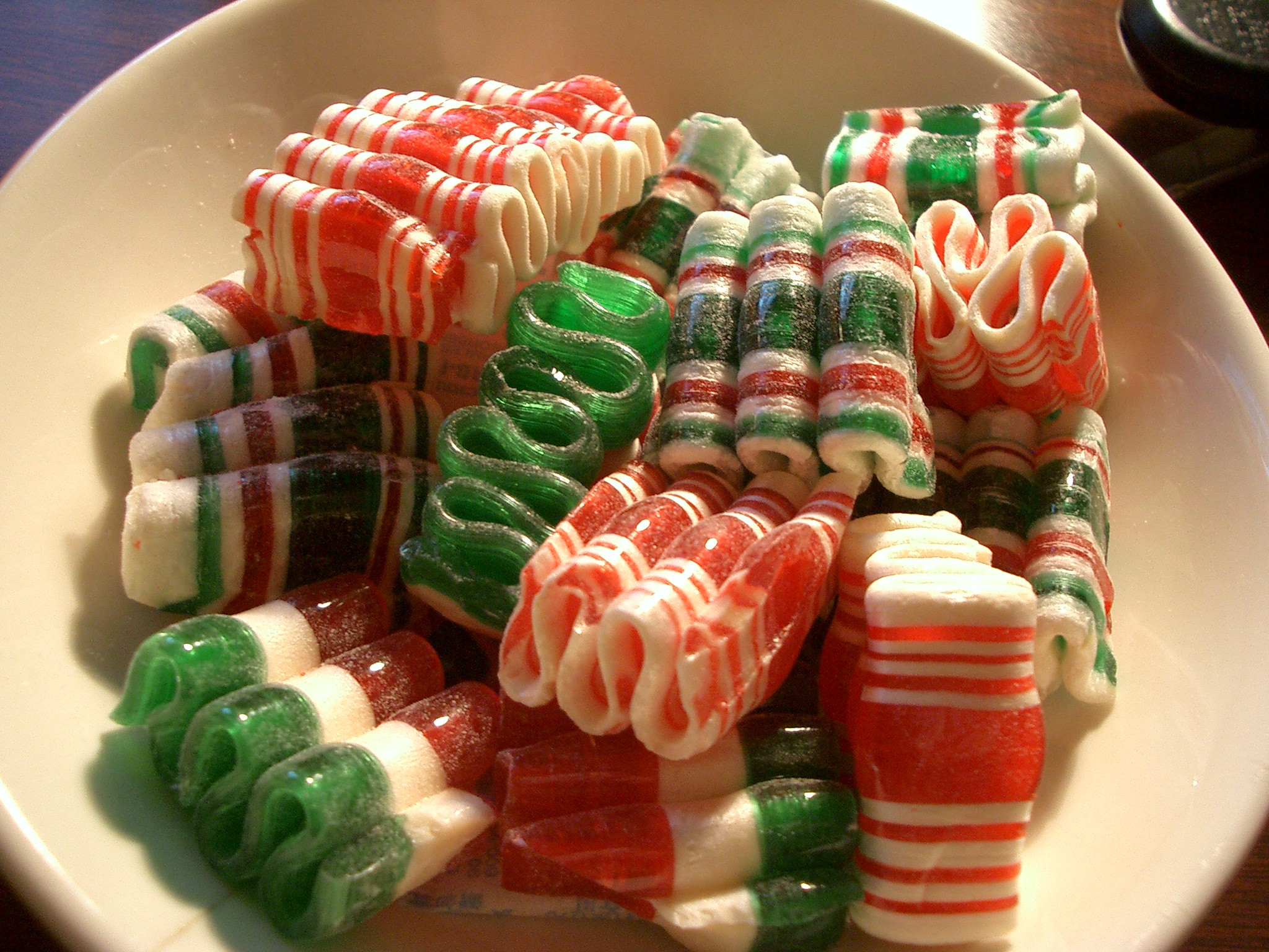 Christmas Ribbon Candy
 Handmade Holiday Candy