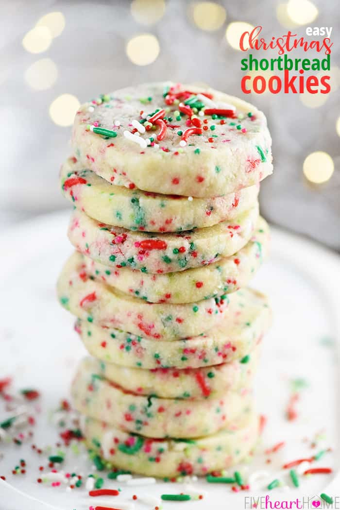 Christmas Shortbread Cookies Recipe
 Easy Christmas Shortbread Cookies • FIVEheartHOME