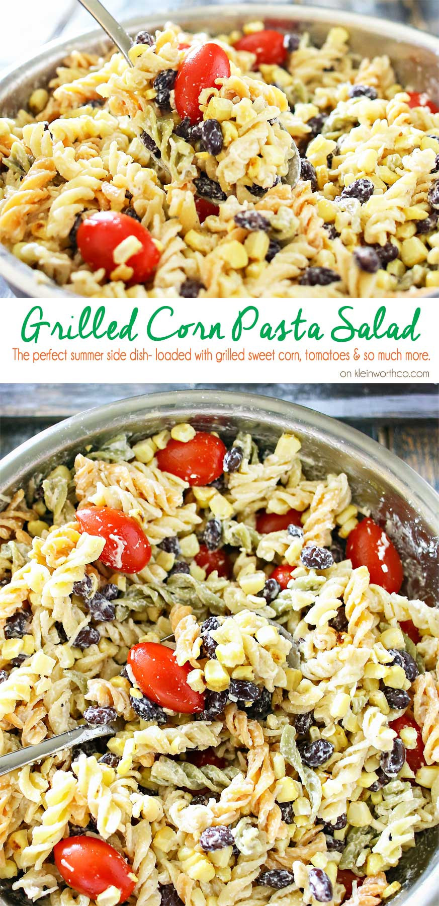 Christmas Side Dishes For A Crowd
 Grilled Corn Pasta Salad Kleinworth & Co