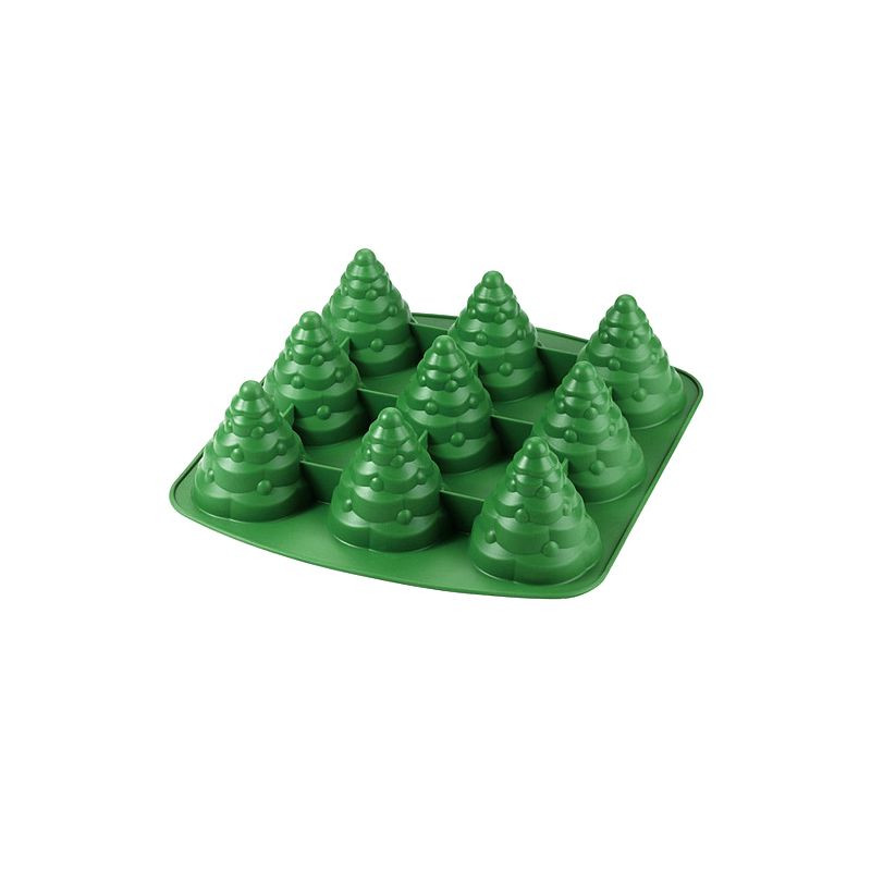 Christmas Silicone Baking Molds
 9 Cavity Silicone Mold "3D Christmas Tree" WILTON
