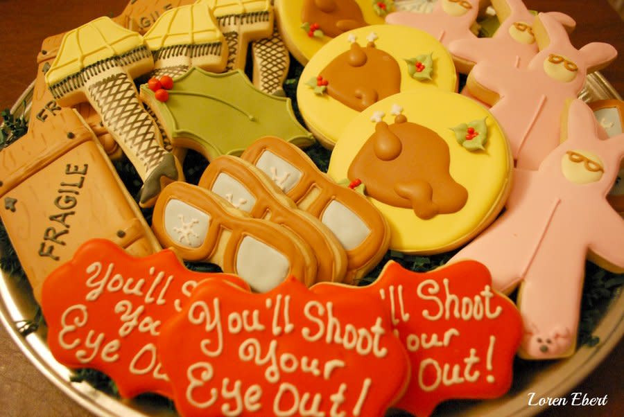 Christmas Story Cookies
 A Christmas Story Cookie Platter cake by Loren Ebert
