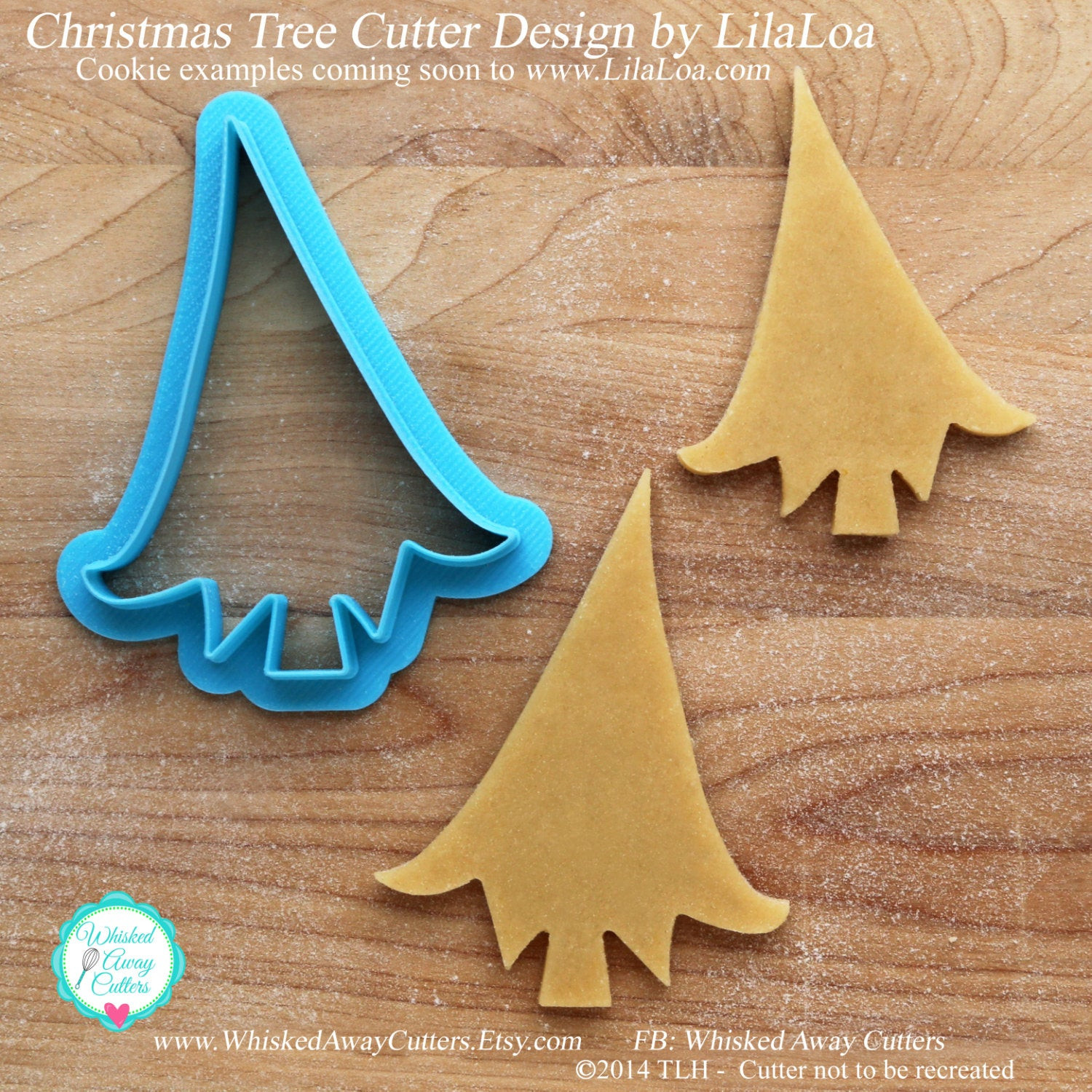 Christmas Tree Cookies Cutter
 LilaLoa s Christmas Tree Cookie Cutter & Fondant Cutter