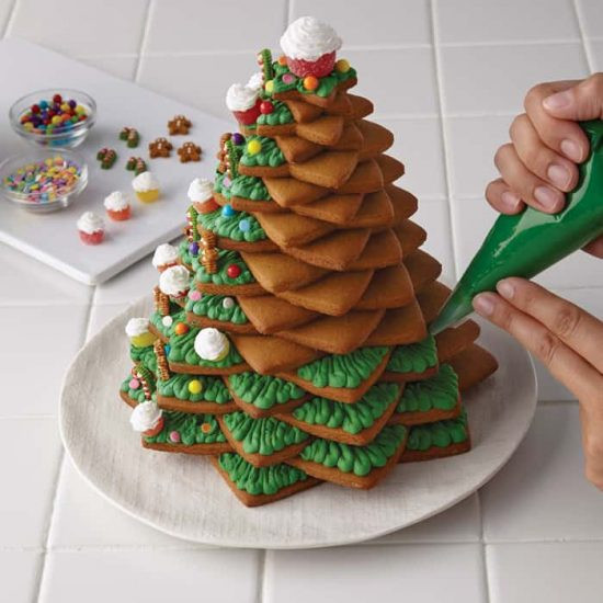 Christmas Tree Cookies
 3D Cookie Christmas Tree Recipe With Video Tutorial