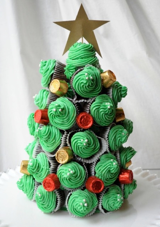 Christmas Tree Cupcakes
 9 Creative Christmas Cupcake Ideas Kids Kubby
