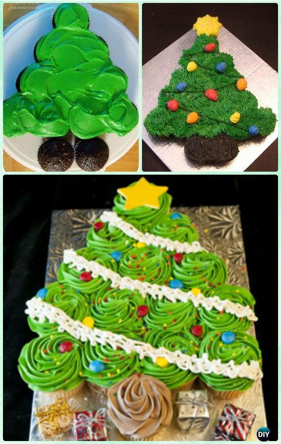 Christmas Tree Cupcakes Cake
 Best 25 Cupcake cakes ideas on Pinterest