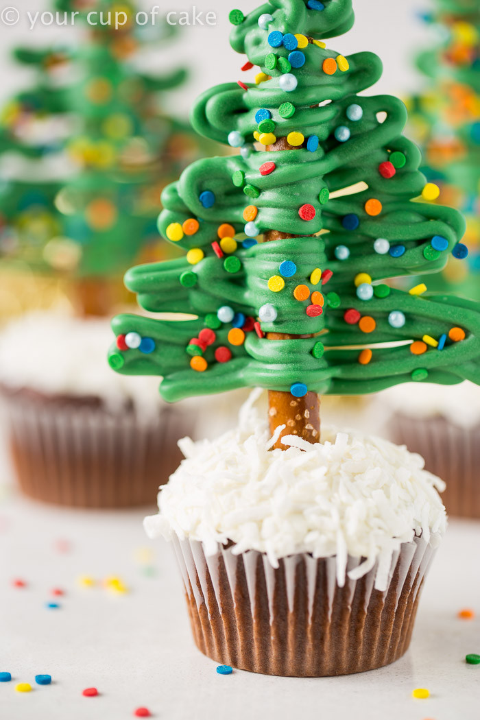 Christmas Tree Cupcakes
 Easy Christmas Tree Cupcakes Your Cup of Cake