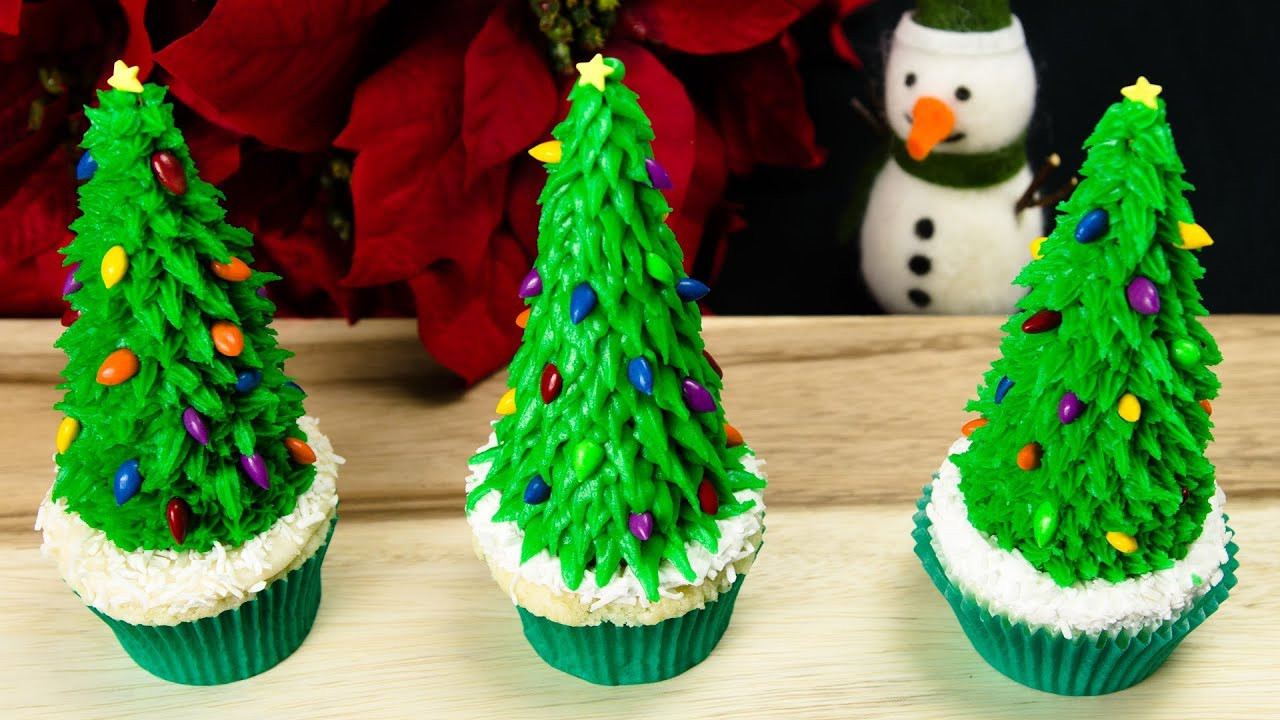 Christmas Tree Cupcakes
 Christmas Tree Cupcakes Christmas Cupcakes from Cookies