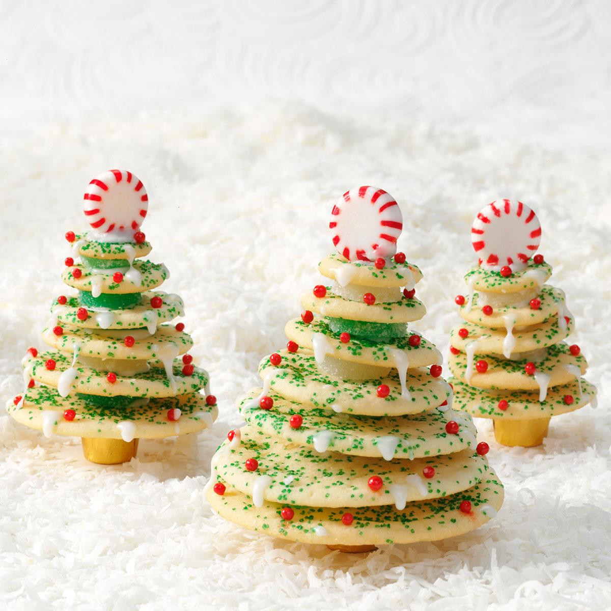Christmas Tree Cut Out Cookies
 Stacked Christmas Tree Cookies Recipe