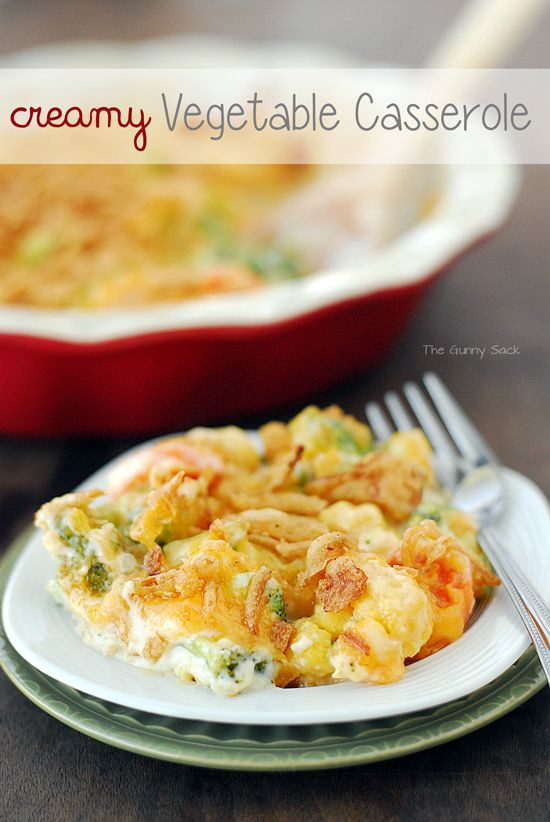 Christmas Vegetable Casserole
 Creamy Veggie Casserole for your Thanksgiving Christmas