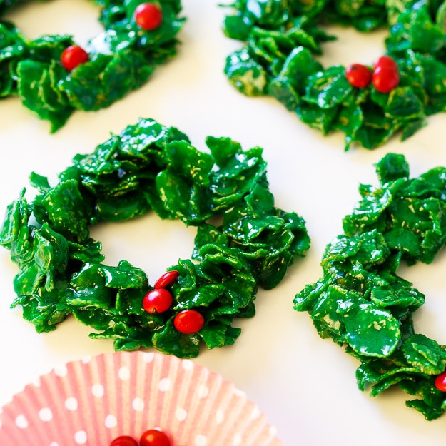 Christmas Wreath Cookies
 Cornflake Christmas Wreaths Spicy Southern Kitchen