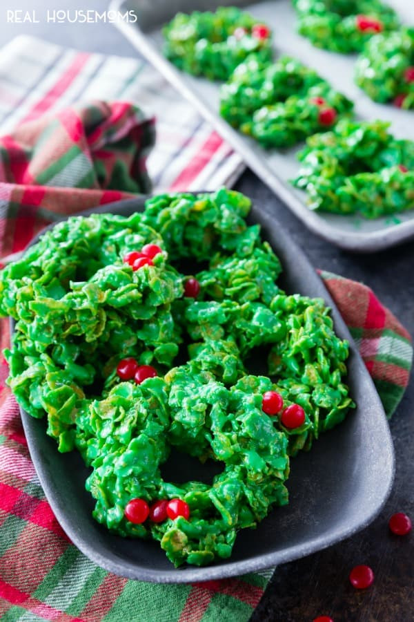 Christmas Wreath Cookies
 Christmas Wreath Cookies with Video Easy Cookie Recipe