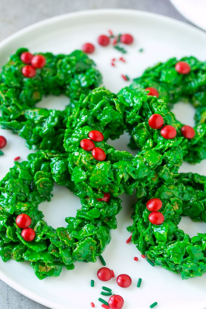 Christmas Wreath Cookies
 Christmas Wreath Cookies Dinner at the Zoo