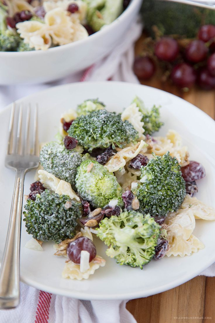Cold Side Dishes For Thanksgiving
 Lightened Up Broccoli Pasta Salad Recipe