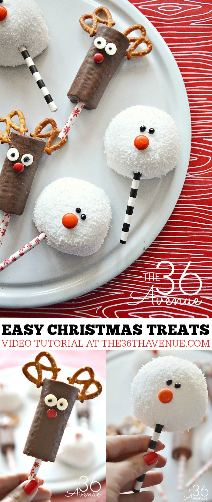 Cookies To Make For Christmas
 Christmas Treats Reindeer and Snowman The 36th AVENUE