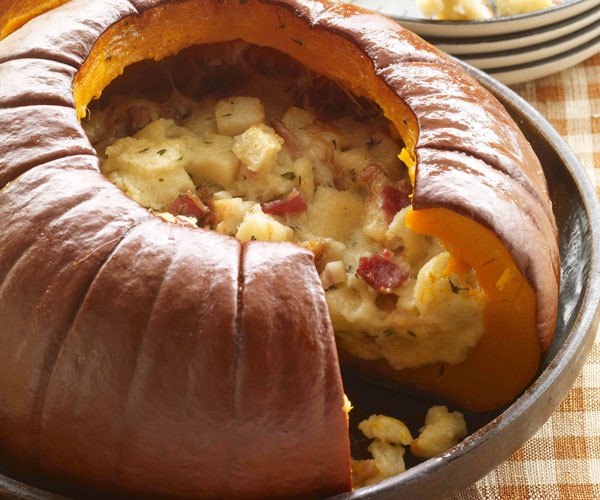 Cooking Thanksgiving Dinner
 Pumpkin Stuffed with Everything Good Recipe FineCooking
