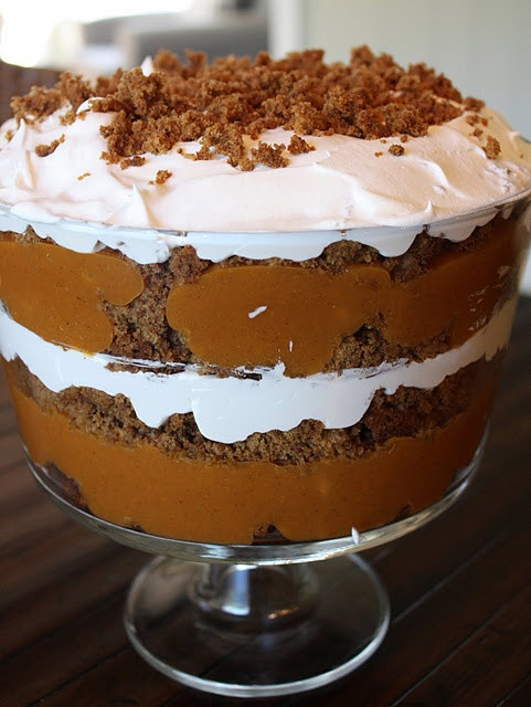 Cool Christmas Desserts
 pumpkin trifle great holiday dessert