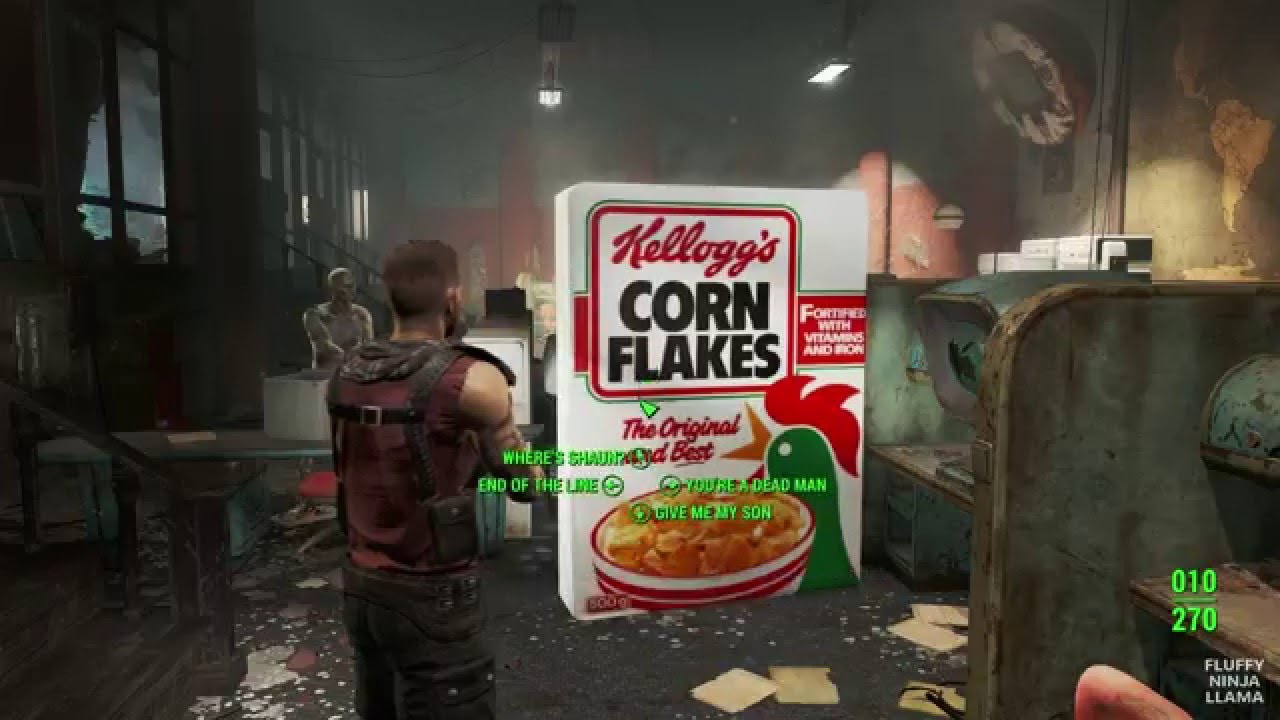 Corn Fallout 4
 Fallout 4 Kellogg s fit OUTFIT