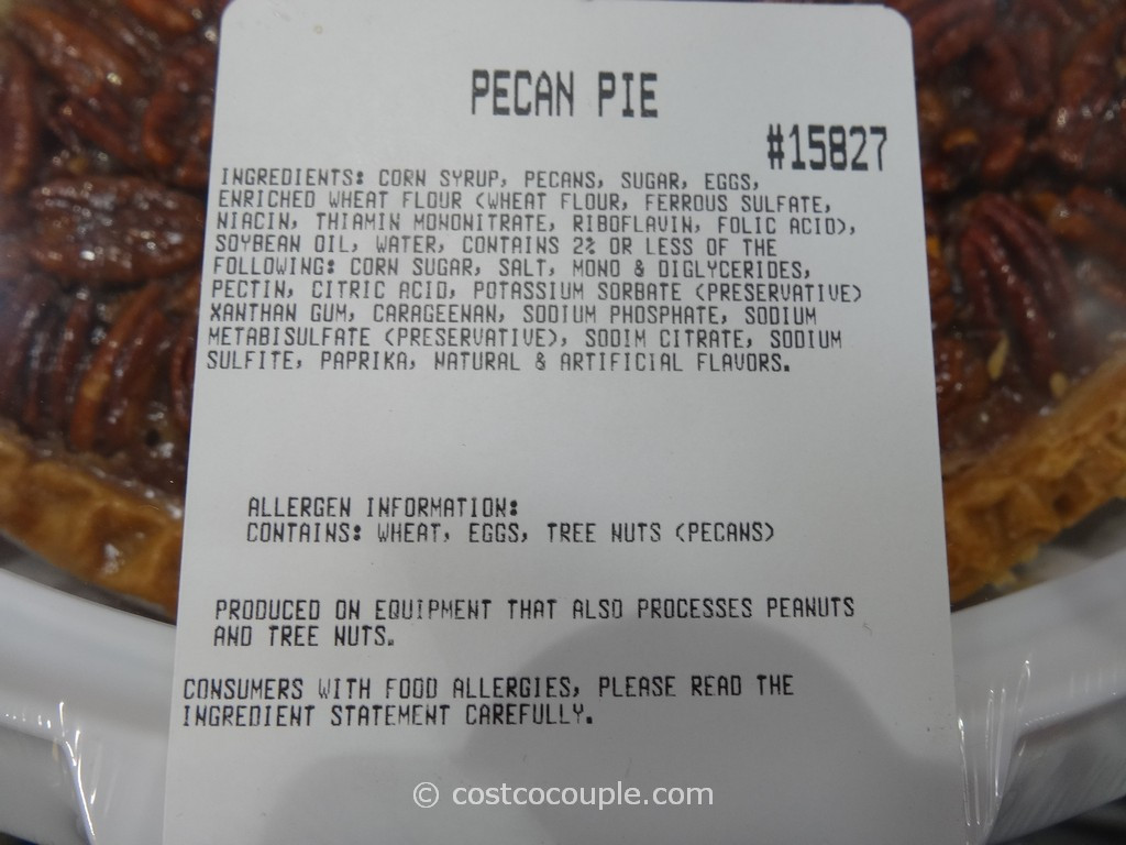 Costco Pies Thanksgiving
 Kirkland Signature Pecan Pie