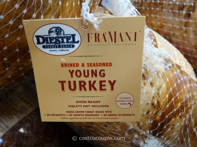 Costco Thanksgiving Turkey
 Fra’mani Diestel Whole Brined And Seasoned Turkey