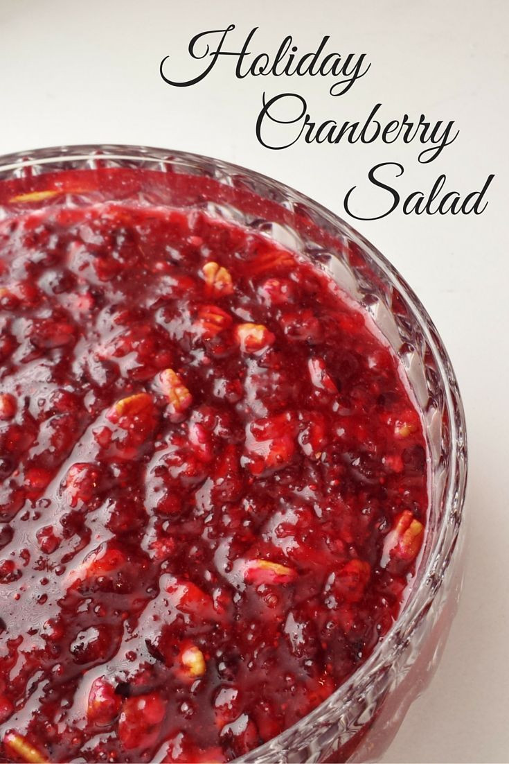 Cranberry Jello Salad Recipes Thanksgiving
 17 Best ideas about Cranberry Salad on Pinterest