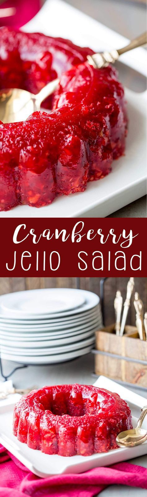 Cranberry Jello Salad Recipes Thanksgiving
 17 Best ideas about Cranberry Jello Salad on Pinterest