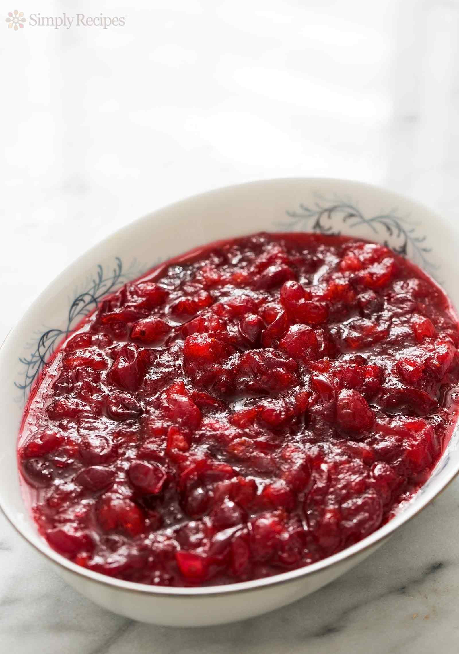 Cranberry Recipes Thanksgiving
 Cranberry Sauce Recipe