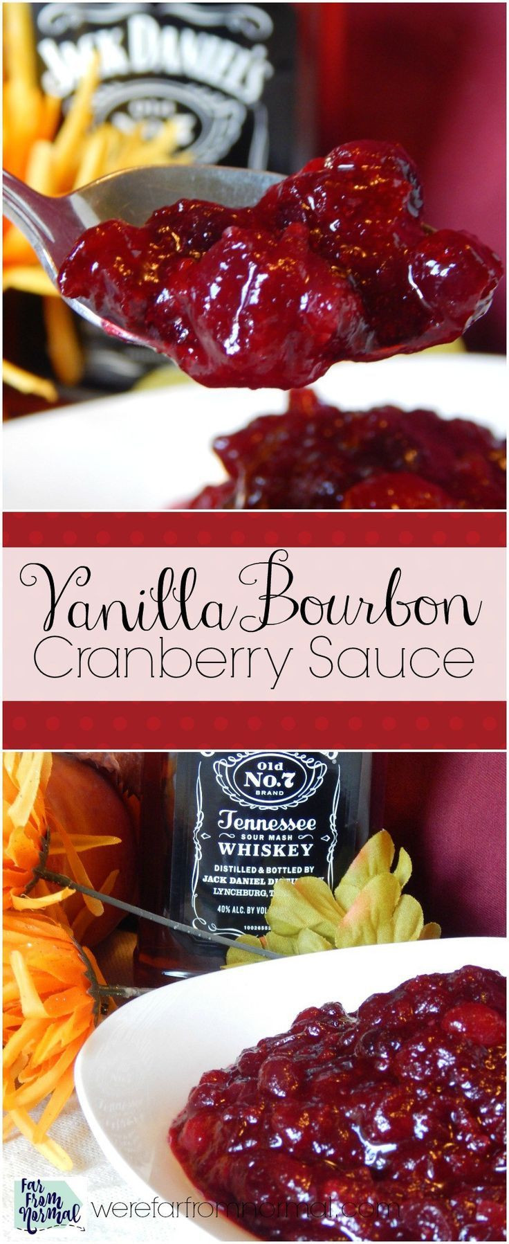Cranberry Recipes Thanksgiving
 Vanilla Bourbon Cranberry Sauce