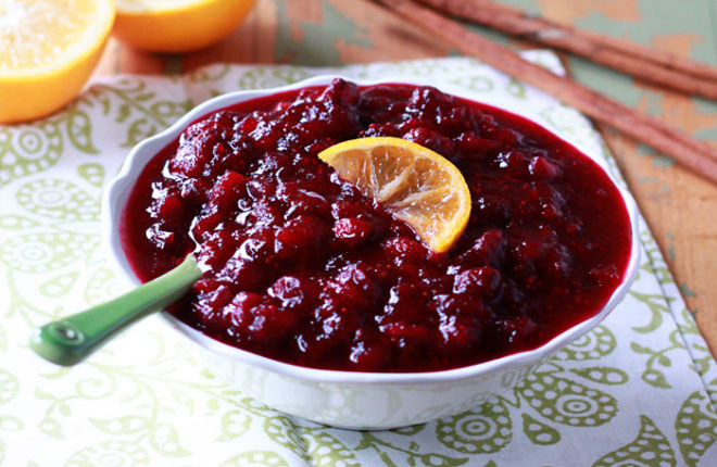 Cranberry Relish Recipes Thanksgiving
 Maple Orange Cranberry Sauce Kitchen Treaty