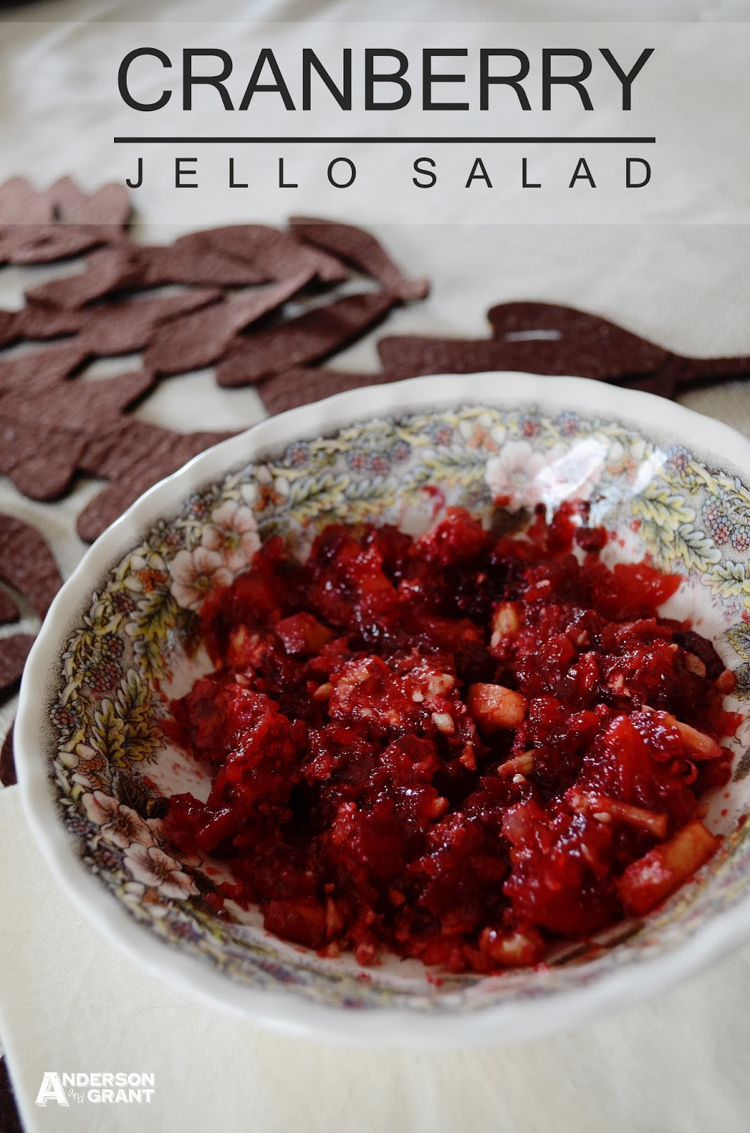 Cranberry Salad Recipes For Thanksgiving
 Cranberry Jello Salad