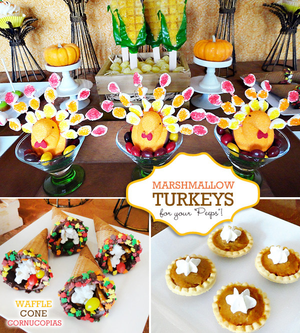 Creative Thanksgiving Dessert
 Cute & Clever Thanksgiving Treat Table Hostess with the