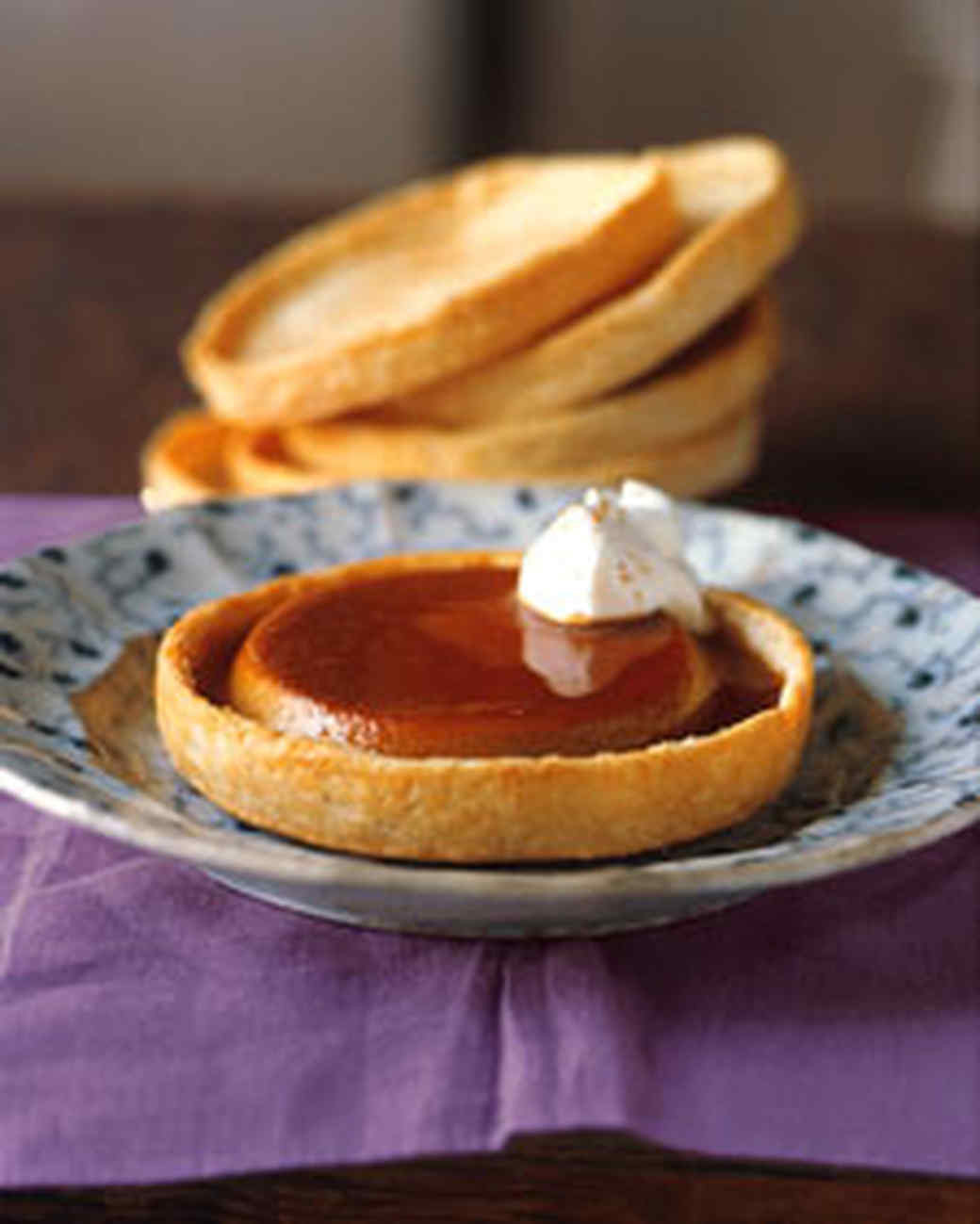 Creative Thanksgiving Desserts
 Pumpkin Flan in a Pastry Shell
